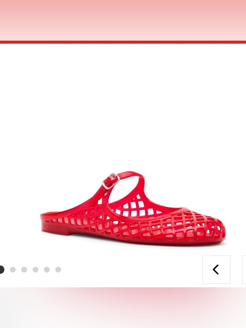 Madden Girl Red Saffron Jelly Mary Jane Mules SZ 11 NWTs